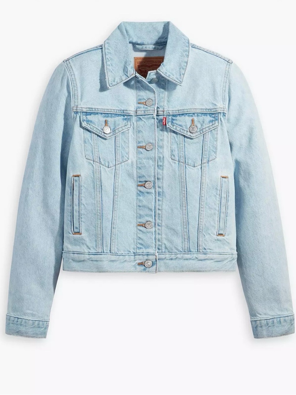 NWT Levi’s Original Trucker Jacket Classic Worn In Indigo - Light Wash Small